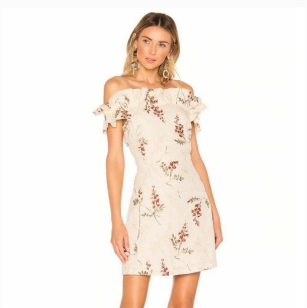 Rebecca Taylor Embroidered Mini Dress 0